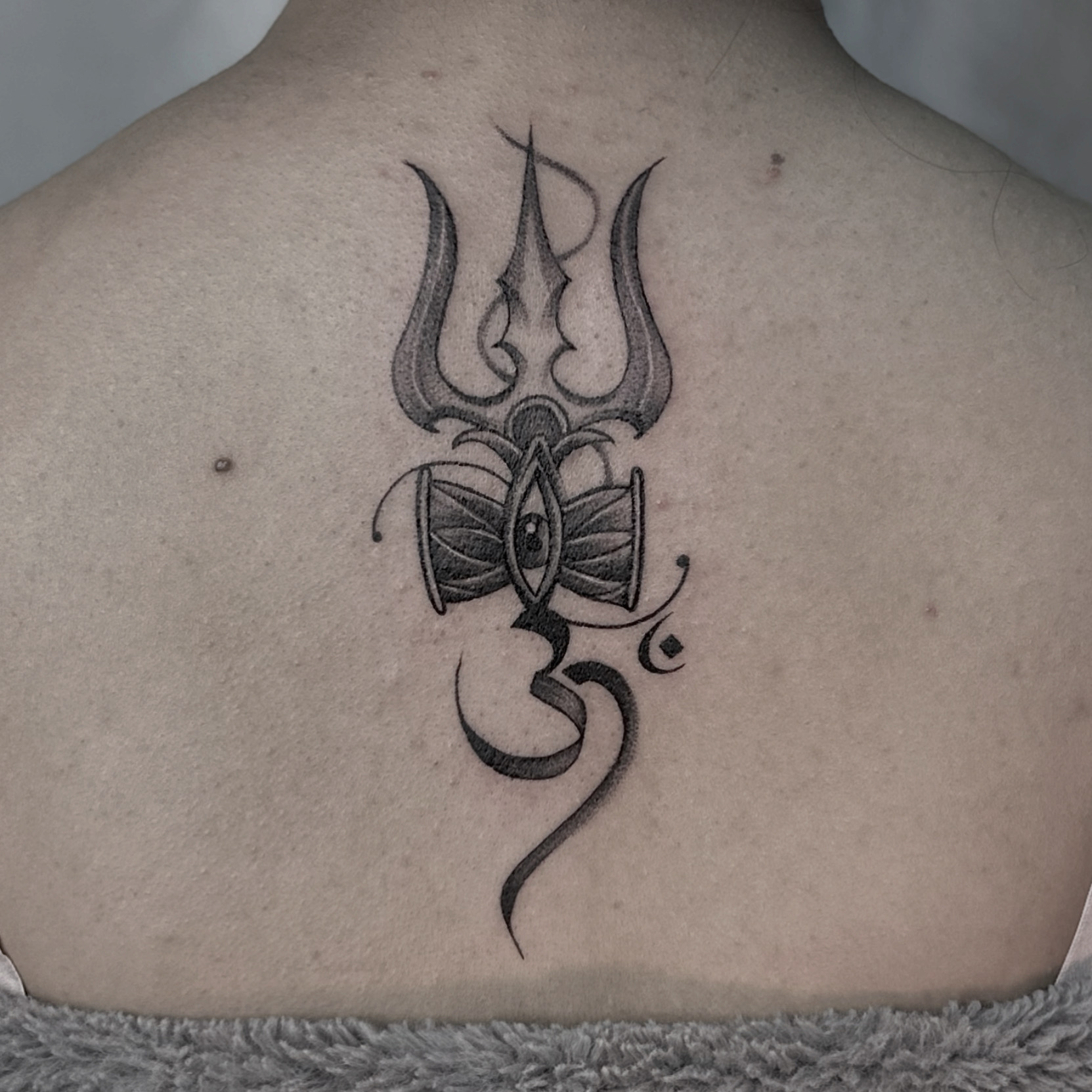 Trishul Shiva Symbol Tattoo design by Diya Tattoo Artist Kathmandu Nepal